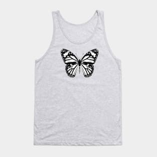 Monarch Butterfly | Black and White Tank Top